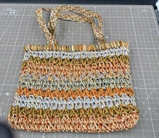Sun N Sand Straw Woven Beach Casual Summer Purse