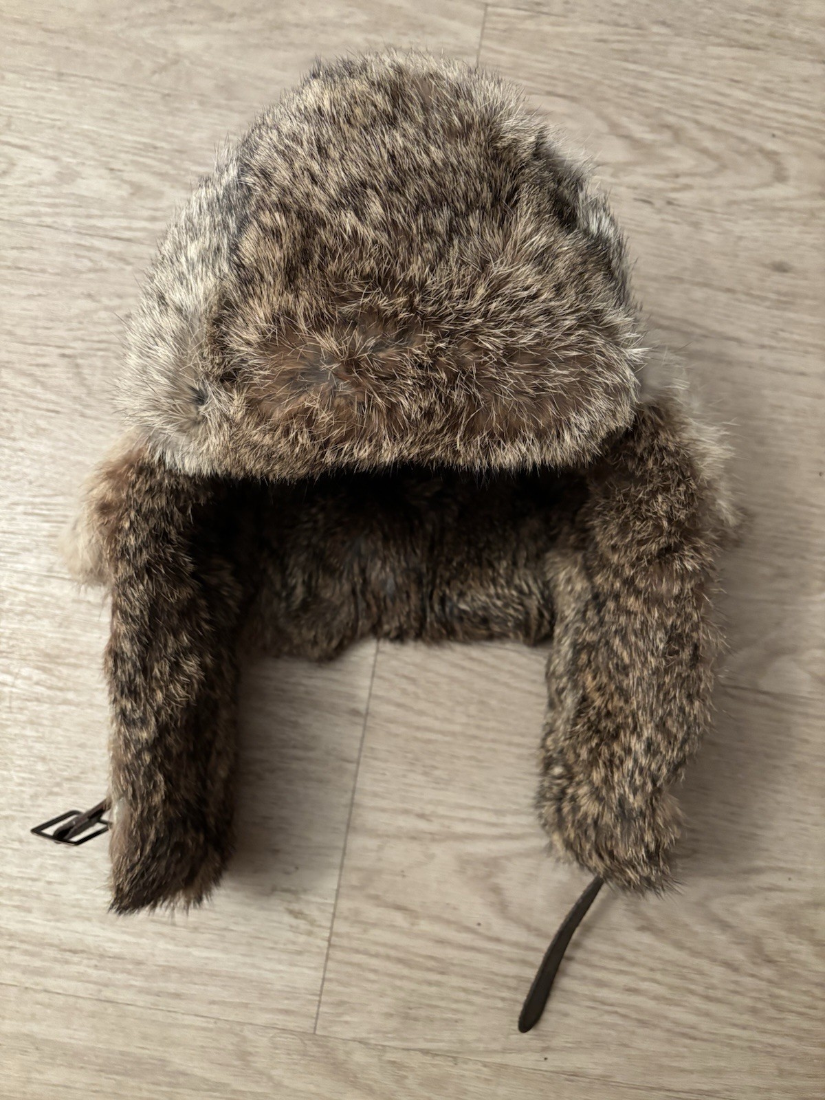 Mad Bomber Men’s Size Medium Patchwork Rabbit Fur… - image 4