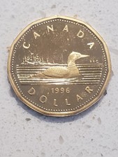 1996 Canada One 1 Dollar Loonie