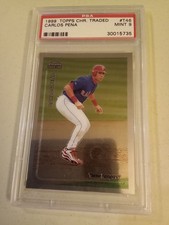 1999 Topps Chrome Traded Carlos Pena #T46 Graded PSA 9 Mint Rookie Baseball Card. rookie card picture