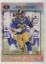 2019 Panini Illusions Clear Shots Aaron Donald #CS-AD 9bg