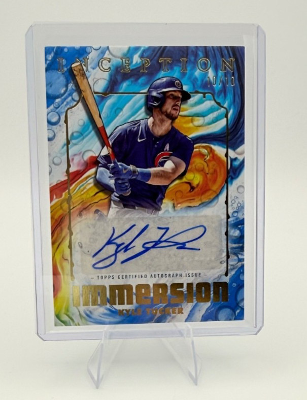 2025 Topps Inception Kyle Tucker IIA-KT BLUE IMMERSION AUTO /10 Cubs