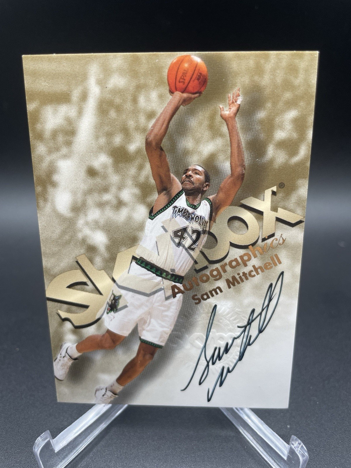 1998-99 Skybox Premium - Autographics Sam Mitchell (AU)