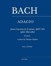 Bach: Adagio from Concerto in D minor, BWV 974 (after Marcello): for piano - as 