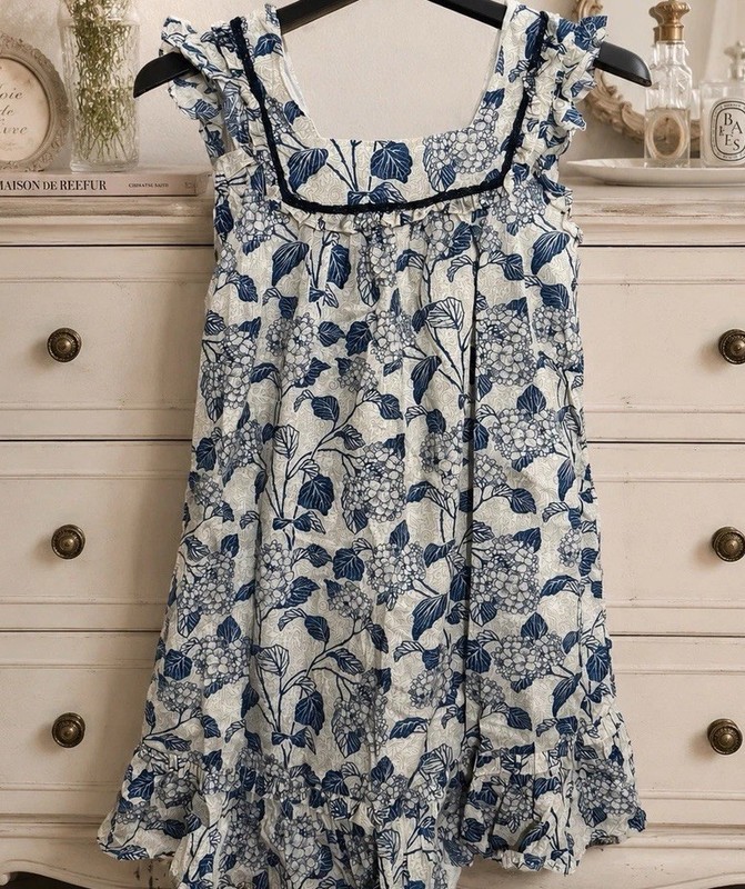 Tartine et Chocolat Girls 14 French Floral Dress 
