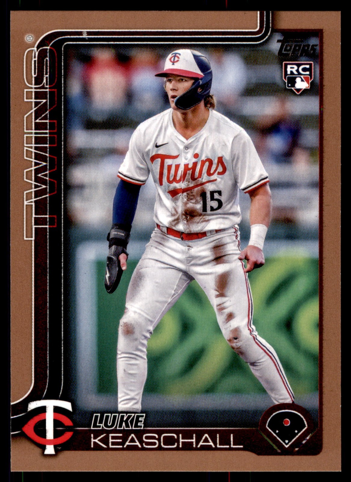 2025 Topps Update Series Gold Luke Keaschall Rookie /2025 #US16 Minnesota Twins