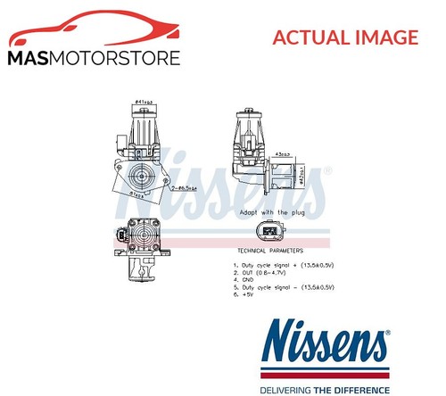 EXHAUST GAS RECIRCULATION VALVE EGR NISSENS 98377 A FOR LANCIA MUSA ...