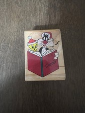Tweety Carols 674-d Rubber Stampede Looney Tunes Rubber Stamp Sylvester 1994