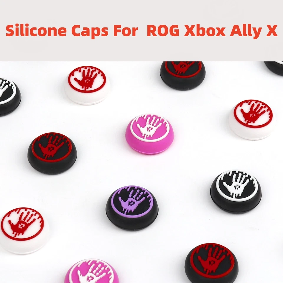 2 Pcs Silicone Joystick Grip Grips Cap For rog xbox ally Controller Rocker Cover - Image 3 of 4