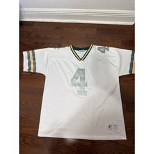 Vintage Logo Athletic Green Bay Packers Brett Favre 4 Jersey White XL USA Made
