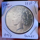 PEACE SILVER DOLLAR 1925 S KEY TO RARE DATE FROSTY BU++++ BLAZER