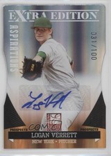 2011 Donruss Elite Extra Edition Prospects 31/100 Logan Verrett #43 Auto 0f3j