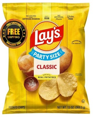 Lay s Classic Potato Chips in a 13-oz party-size bag