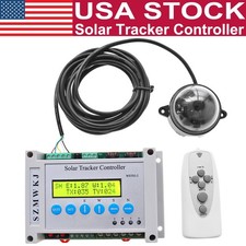 Electronic Dual Axis Solar Panel Sunlight Tracking System Tracker LCD Controller