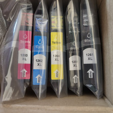 T126 Fits Epson 1261XL 1262XL 1263XL 1264 XL Ink Cartridge WorkForce 435 520 545