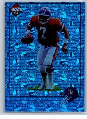 1993 Collector's Edge #E3 John Elway John Elway Two Minute Warning Blue