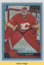 2016-17 O-Pee-Chee Platinum Ice Blue Traxx Brian Elliott #118 READ h6w