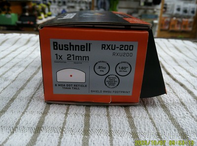 Bushnell RXU-200 Electro-Optic Micro Reflex Sight (165868)