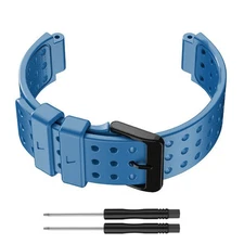 Silicone Watch Band Wristwatch Strap Bracelet Belt For Garmin Approach S20 Blue