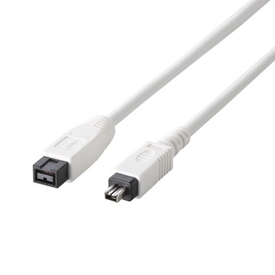 Elecom Firewire Cable (Ieee1394B 9Pin To 4Pin) 1M Ie-941Wh_