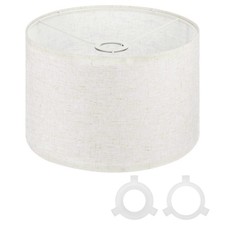Drum Lamp Shades for Table Lamp 12"x12"x8" Linen Floor Lamp Shade Linen