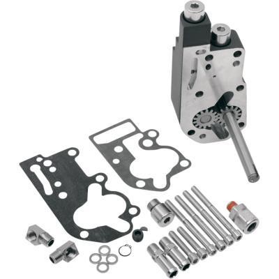 Jims Flow Pro 1 Billet Oil Pump Body - OEM Black Wrinkle Motorcycle 1711EB