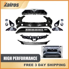 13PCS Complete Front Bumper Assembly For 2020 2021 2022 2023 Toyota Highlander