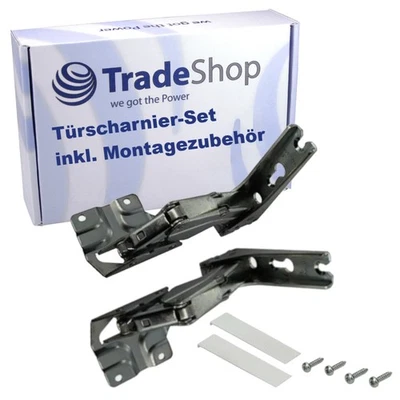 TRADE-SHOP 2x Scharnier oben unten ersetzt Hettich 3307 5.0 3NH24 3704 5.0 0124R 41,5