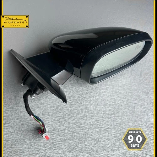 2016-2020 JAGUAR XE RIGHT SIDE DOOR REAR VIEW MIRROR W/ BLIND SPOT BLACK OEM