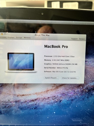 Apple MacBook Pro A1286 15" DualCore 2,53Ghz Logicboard 820-2523-B 2009 SKU 2621