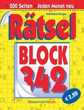 Rätselblock 342 Eberhard Krüger