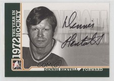 2009-10 ITG 1972 The Year in Hockey Dennis Hextall #A-DHE Auto 2d8