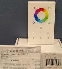 AMERICAN LIGHTING TRULUX DMX 3Z RGBW WALL TOUCH CONTROLLER 12-24V DMZ-3Z DMX512