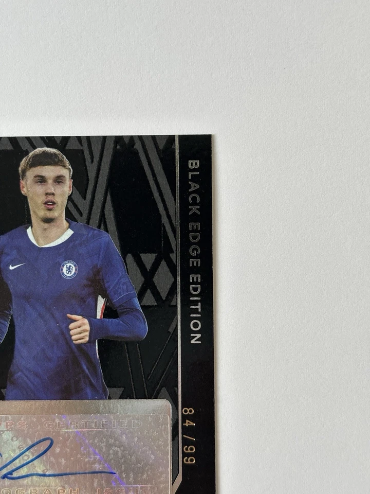 Cole Palmer Topps 2025-26 Premier League Edición Borde Negro - Automático/99 Foto 3 de 4