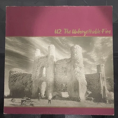 U2 - The Unforgettable Fire - Vinyl LP Album Island Records - 1984 - U25
