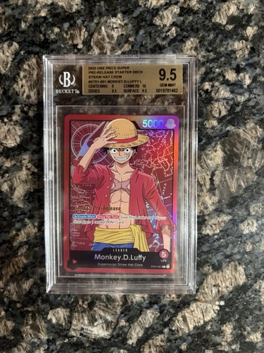 Monkey.D.Luffy graded BGS 9.5 for sale on eBay