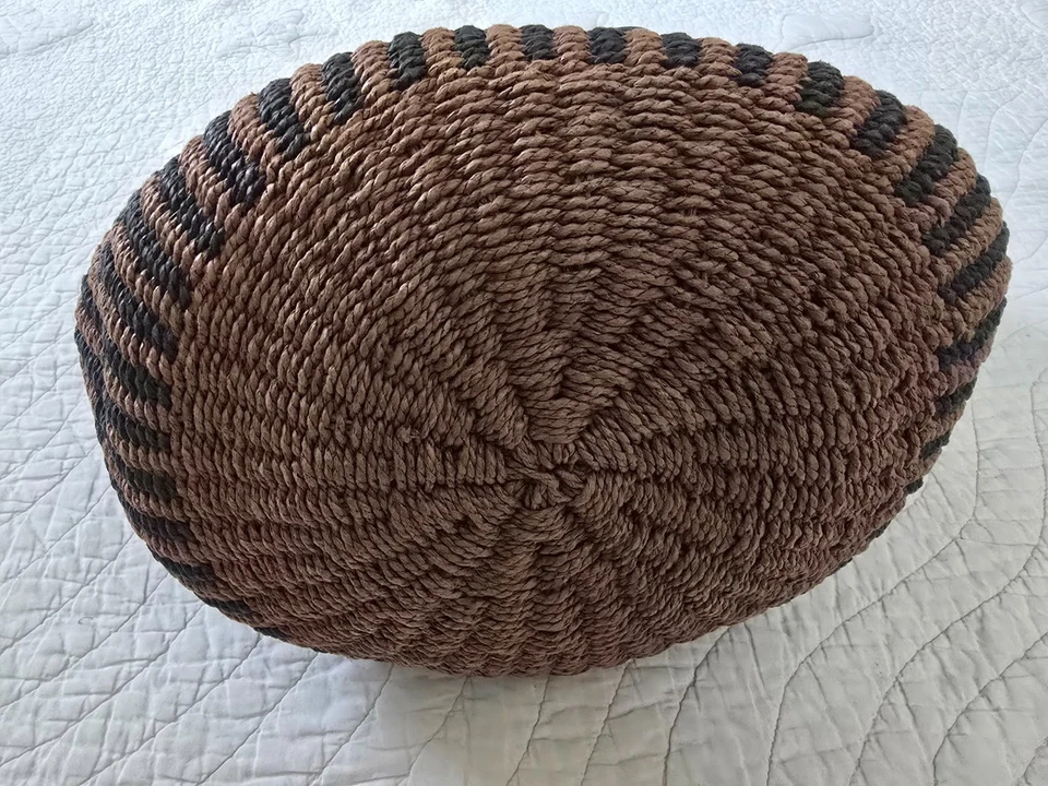 Bolso de Mano Patricia Nash Specialty Tejido Sellia Chocolate Natural Negro Paja Foto 3 de 4