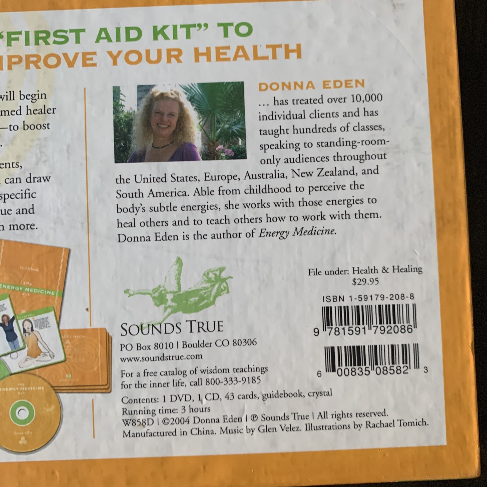 Energy Medicine Kit CD and DVD Reiki Chakras Crystal Healing BRAND NEW