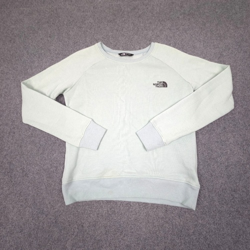 North Face Jumper womens SMALL blue crew neck long sleeve sweatshirt Size S
