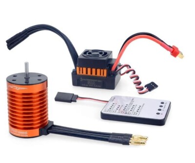 Surpass Hobby F540 Brushless Motor 60A ESC LED Programmkarte Combo für 1/12 1/14