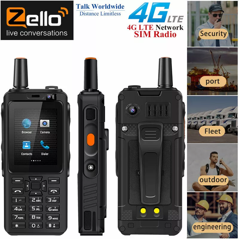 Zello-Talkie Walperforé longue portée 100 km, écouteurs gratuits, réseau  radio 4G Realptt, radio AmPuebell Mobile