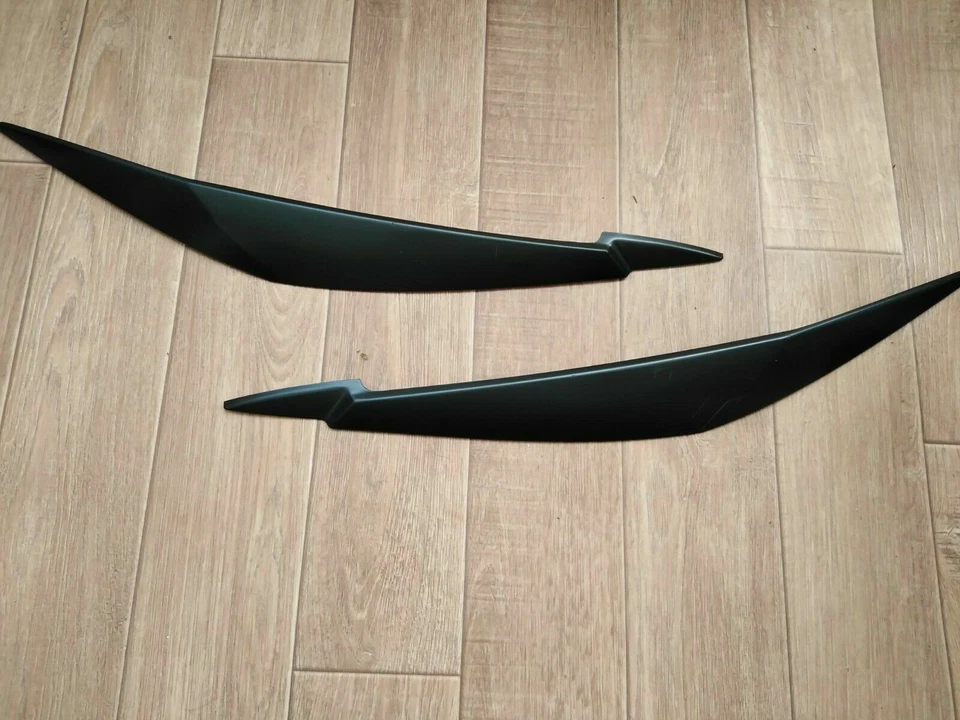 for bmw x6 e71 headlight cover eyebrow eyelids eyelash 2008-2014 set Foto 3 de 4