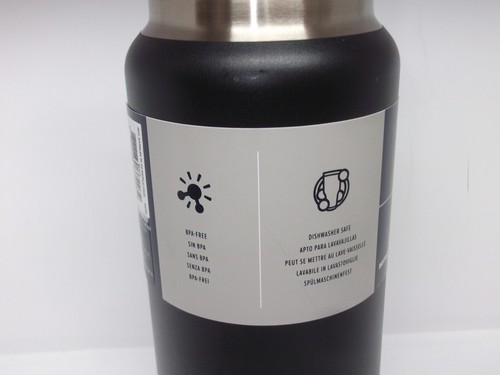 YETI Rambler black chug top 36oz 1 litre bottle flask hot or cold marks - Picture 7 of 8