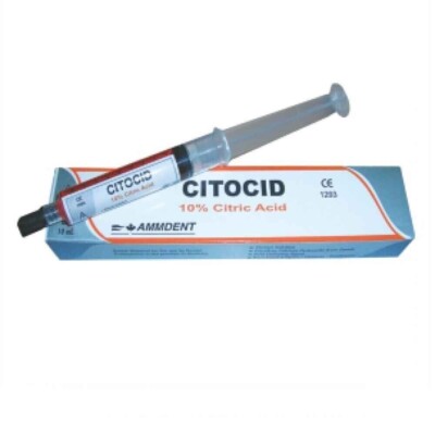 Ammdent Dental Citocid 10% Cit ric Ac id Viscous Chelating Agent 10ml(Free Ship)
