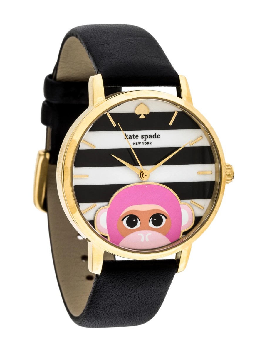 まー【sale】 kate spade 新品 時計 メトロ 茶 Kate Spade Ladies Metro Written Number Watch With Brown Leather