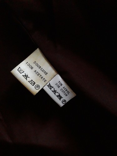 Manteau maxi fausse fourrure brun T.36 VINTAGE 60 70 Long faux fur coat sz XS - Picture 8 of 12