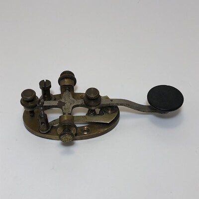 Vintage Antique J H Bunnell S Morse Code Telegraph Key (Untested)