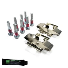 FRONT BRAKE PAD PIN FITTING KIT FITS: BMW 1 SERIES E87 2004-2012 BREMBO BPF1802D