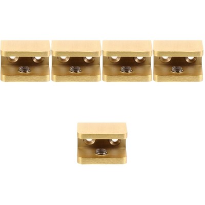 5pcs Glasclipglasregal Festklemme Badezimmer Glasfixstütze für die Anzeige