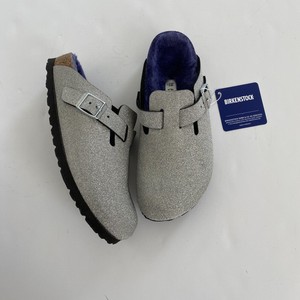 birkenstock shearling clog